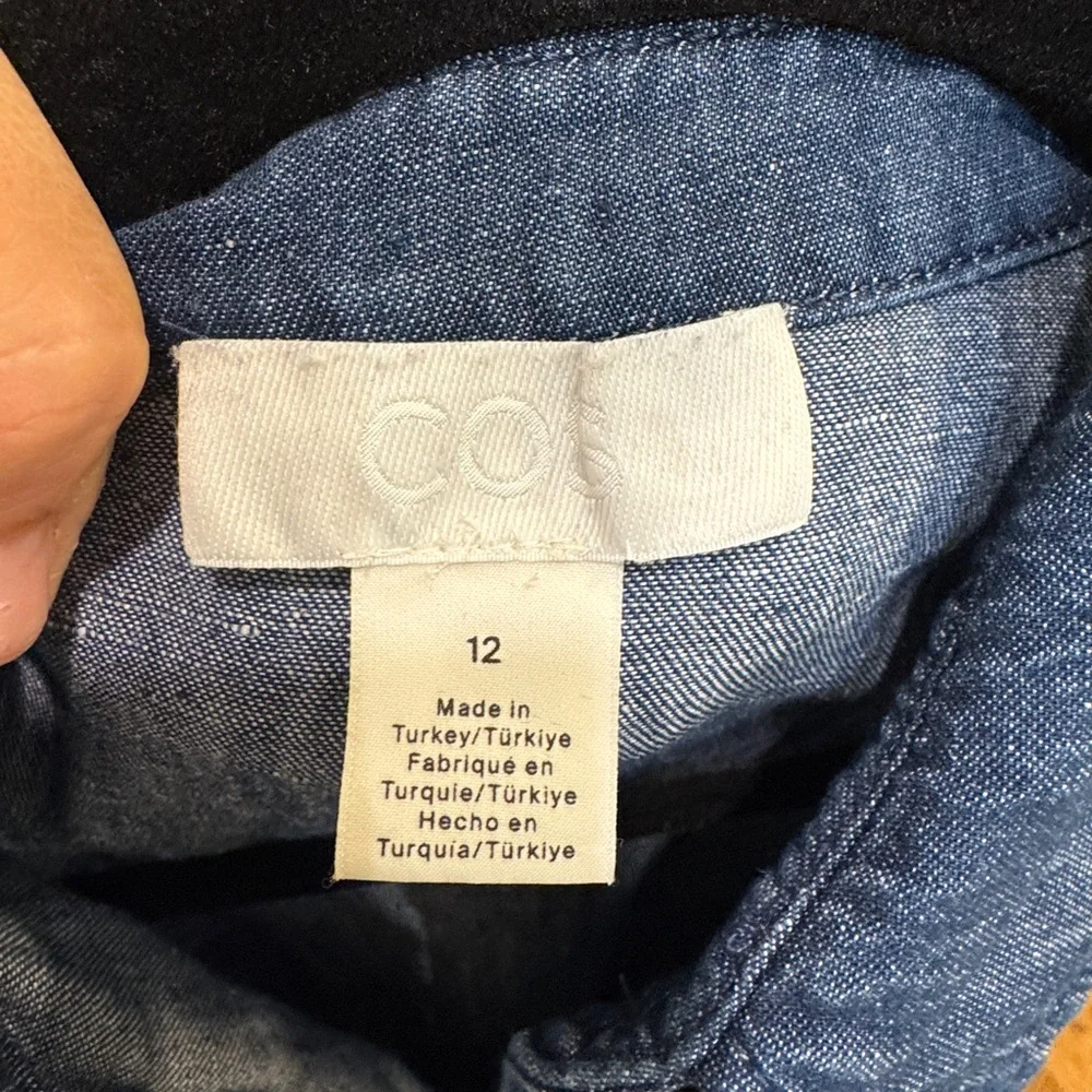 COS Denim Blue Midi Dress - Picture 4 of 5